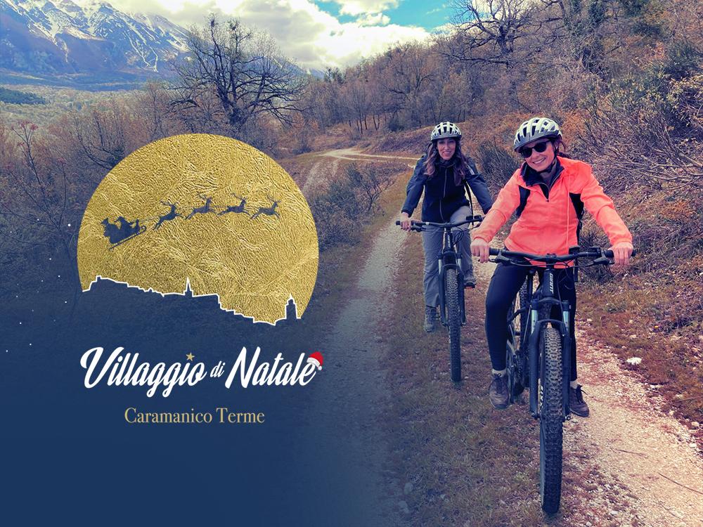 In E-bike a Caramanico con degustazione ai mercatini di Natale 