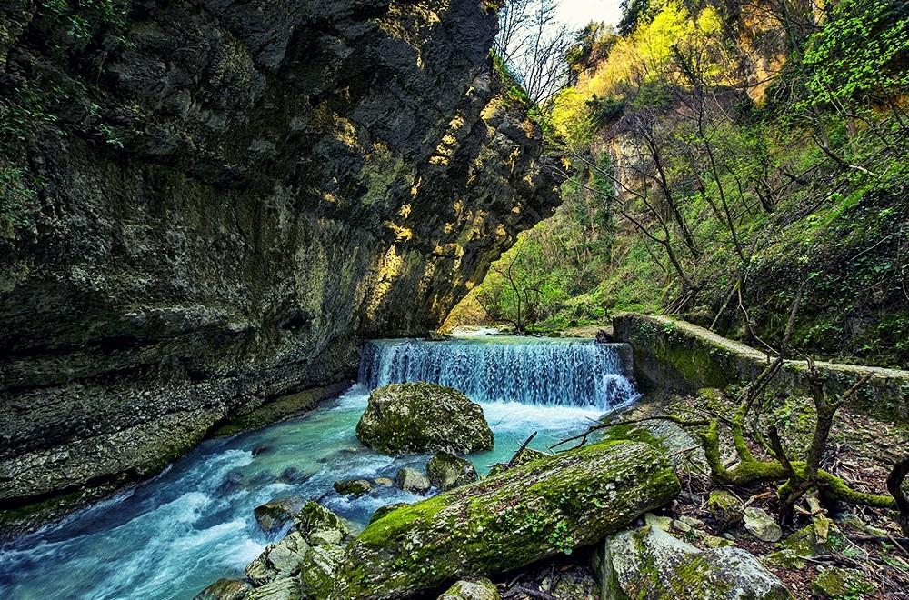 La Valle dell'Orfento dal Sentiero delle Scalelle