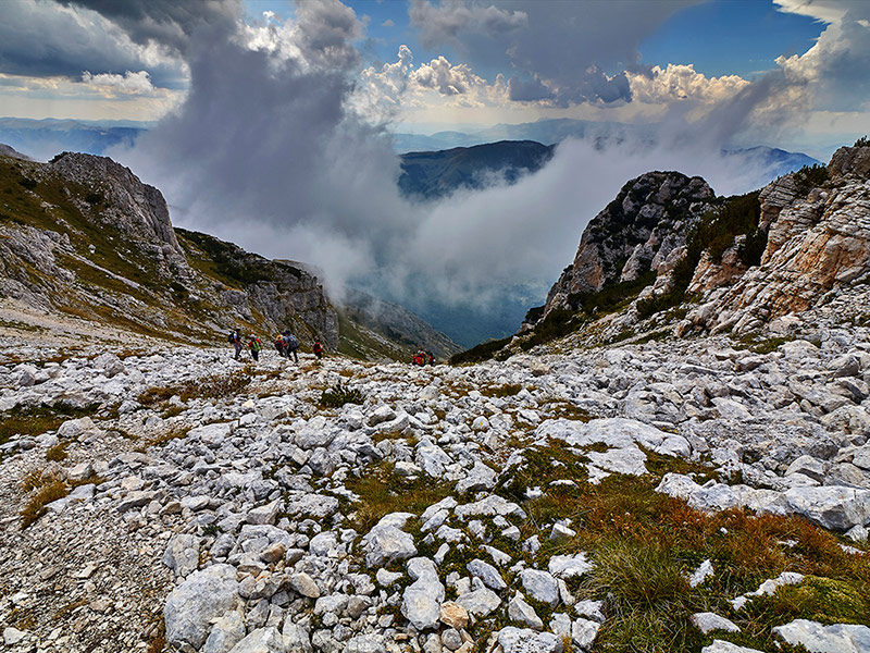 Rava del Ferro e il monte Amaro