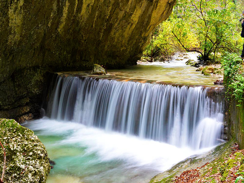 Sentiero delle Scalelle nella Valle dell’Orfento